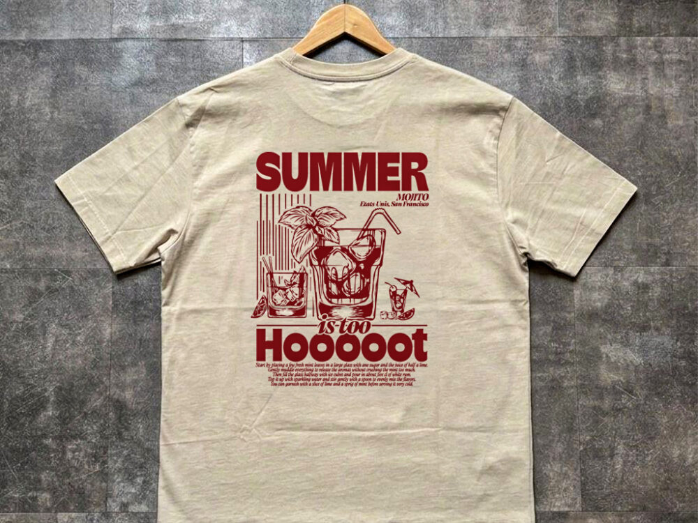 Tshirt « Summer is too hot »